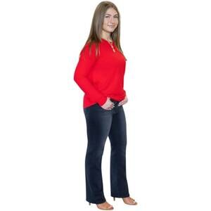 NEW YOLLY helen lightweight soft sweater in red